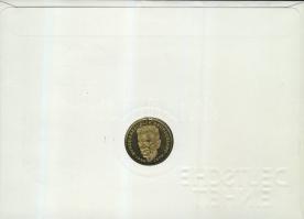 Németország 1990D 2M érmés borítékon két db. bélyeggel, elsőnapi bélyegzővel T:1