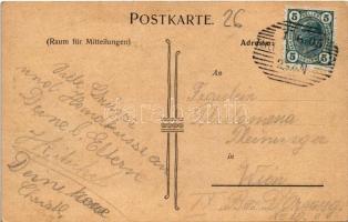 1905 Tullnerbach, Gruß aus Karl Smicka's Restauration "zur Wilhelmshöhe" / restaurant...