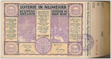 Románia 1931. "Erdélyi Református Egyházközség Sorsjátéka" sorsjegy (10x) sorszámkövetők &...