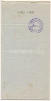 Románia 1931. "Erdélyi Református Egyházközség Sorsjátéka" sorsjegy (10x) sorszámkövetők &...