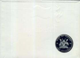 Uganda 1996. 1000Sch "XXVI. nyári olimpia" érmés borítékon mexikói bélyeggel T:PP