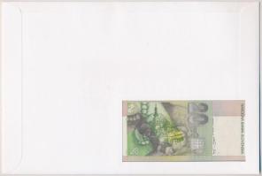 Szlovákia 1997. 20K felbélyegzett borítékban, bélyegzéssel T:I Slovakia 1997. 20 Korun in envelope w...