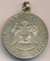 Amerikai Egyesült Államok 1964. 1/2$ Ag "Kennedy" aranyozba, füllel, függesztőkarikával T:...