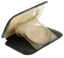 Izrael 1967. 10L Ag "Győzelmi érem" tanúsítvánnyal, tokban T:BU patina 
Israel 1967. 10 L...