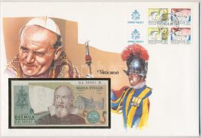 Vatikán 1983. 2000L felbélyegzett borítékban, bélyegzéssel T:I Vatican 1983. 2000 Lire in envelope with stamp and cancellation C:UNC