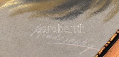 Mindszenthy jelzéssel: Kutya. Pasztell, papír, Üvegezett keretben 34x24 cm