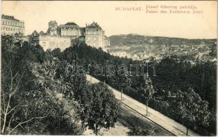 1912 Budapest I. József főherceg palota a Szent György téren