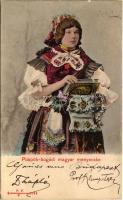 1902 Püspök-bogádi magyar menyecske / Hungarian folklore (EK)