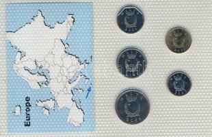 Málta 1998-2002. 1c, 2c, 5c, 10c, 25c bemutató szettben T:1