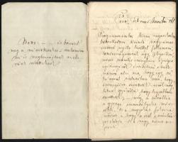 cca 1860 Wenczel Gusztáv (1812-1891.) bölcseleti és jogi doktor, egyetemi tanár családjából származó...