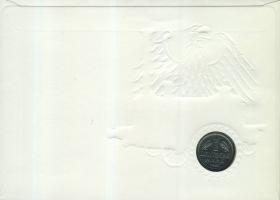 NSZK 1985D 1M bélyeges érmés borítékon elsőnapi bélyegzővel T:2+