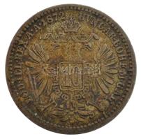 Ausztria 1872. 10kr Ag Ferenc József T:2-,3 patina Austria 1872. 10 Kreuzer Ag Franz Joseph C:VF,F patina Krause KM#2206