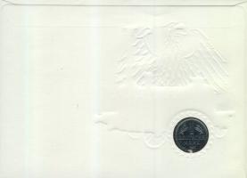 NSZK 1985D 1M bélyeges érmés borítékon elsőnapi bélyegzővel T:2+