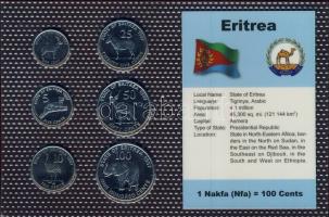 Eritrea 1991. 1c, 5c, 10c, 25c, 50c, 100c bemutató szettben T:1