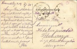 1909 Cs. és kir. távirati ezred vezeték nélküli távíró állomása katonákkal / Drahtlose Telegraphenst...