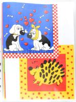 285 db szalvétából álló szalvétagyűjtemény vegyes témában (Disney, állatok, növények, húsvét, karács...