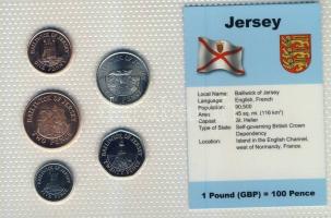 Jersey 2003. 1p, 2p, 5p, 10p, 20p bemutató szettben T:1