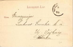 Herkulesfürdő, Baile Herculane; fahíd. Alfred Jäger kiadása / wooden bridge (EK)