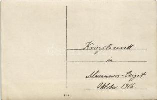 Máramarossziget, Sighetu Marmatiei; Etappen Laz. III/20. Kriegslazarett in Maramaros-Sziget Oktober ...