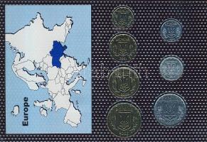 Ukrajna 1992-2003. 1k, 2k, 5k, 10k, 25k, 50k, 1H bemutató szettben T:1