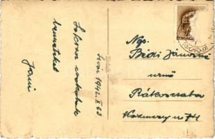 1942 Szamosújvár, Gherla; Rózsa Sándor sírja / tomb of Sándor Rózsa, the legendary Hungarian outlaw ...