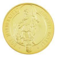 ~2000. Egy mindenkiért, mindenki egyért / Tolna Megyei Tűzoltószövetség aranyozott bronz emlékérem (42,5mm) T:1 (eredetileg PP)