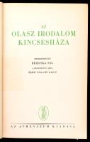 Az Európai Irodalom Kincsesháza sorozat 2 kötete: Az olasz irodalom kincsesháza. Szerk.: Ruzicska Pá...
