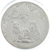Niue 2014. 2$ ezüstözött Cu-Ni részben multicolor "Nyugat-szibériai lajka" T:PP
Niue 2014...