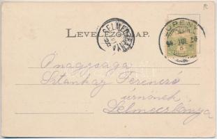 1903 Lupény, Lupeni; Vasútállomás, Grausam-ház, Kaszinó és igazgatói lak, igazgatósági épület. Graus...