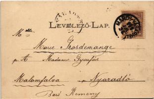 1901 Marosszentgyörgy, Maros-Szent-György, Sangeorgiu de Mures, Sangeorgiul-Roman; Máriaffi Lajos ka...