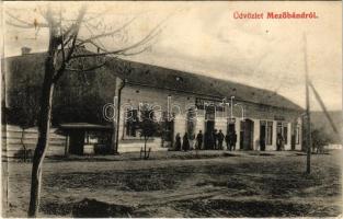 Mezőbánd, Bandorf, Band; Szekeres Tamás üzlete / street view, shop (lyuk / pinhole)