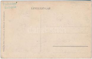 Bázna, Felsőbajom, Baassen, Baiumul de Sus; Evangélikus erődtemplom. Montázs lovaskocsival és család...