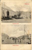 1911 Hídalmás, Hida; Wesselényi utca, Gyógyszertár, Piactér. Donogán Jakab kiadása / street view, pharmacy, market square (EB)
