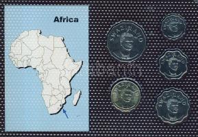 Sváziföld 1998. 5c, 10c, 20c, 50c, 1L bemutató szettben T:1