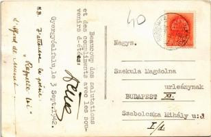 1942 Gyergyóalfalu, Gyóalfalu, Untersdorf, Alfalau, Joseni; tér / square. photo (fa)