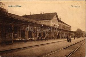 1930 Párkánynána, Párkány-Nána, Parkan, Stúrovo; vasútállomás. Vasúti levelezőlapárusítás 272. / railway station (Rb)