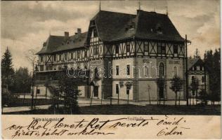 1905 Tátralomnic, Tatranská Lomnica (Magas-Tátra, Vysoké Tatry); Tátra-Lomnicz szálloda / hotel (fl)