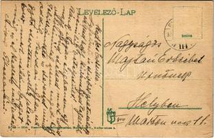 Galgóc, Frasták, Hlohovec; Római katolikus templom. Vasúti levelezőlapárusítás 5. sz. 1918. / Cathol...