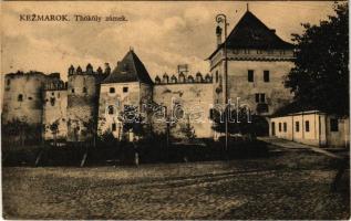Késmárk, Kezmarok; Thököly zámek / Thököly vár / castle (ragasztónyom / glue mark)