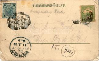 1903 Komárom, Komárno; víztorony. Czike Dénes kiadása / water tower (EM)