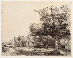 3 db művészeti reprodukciókat tartalmazó album: Rembrandt rézkarcok, Fragonard, Goya