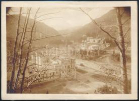1916 Szlanikfürdő, Románia, fotó, hátoldalon albumba ragasztás nyomaival, 13×18 cm