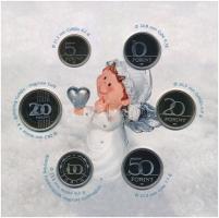 2020. 5Ft-100Ft (6xklf) + 10Ft + 20Ft "Tisztelet a hősöknek", "Boldog karácsonyt"...