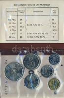 Spanyolország 1980. 50c-100P 6klf db, "Labdarúgó VB" szettben T:1