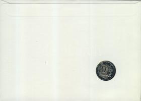 Ausztrália 1990. 10c érmés borítékon naurui bélyeggel, alkalmi bélyegzővel, ismertetővel T:1
