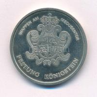 Német Szövetségi Köztársaság DN Köningstein-erőd fém emlékérem (35mm) T:2 German Federal Republic ND Königstein Fortress metal commemorative medallion (35mm) C:XF Krause N# 162812