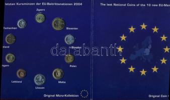 Európai Unió 2004. "10 új EU-tag" egy-egy forgalmi pénze, szettben, benne magyar is! T:1,2