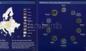Európai Unió 2004. "10 új EU-tag" egy-egy forgalmi pénze, szettben, benne magyar is! T:1,2