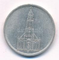 Német Harmadik Birodalom 1935A 5M Ag "Garnisonkirche T:2,2-
German Third Reich 1935A 5 Mark Ag...