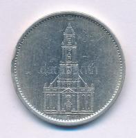 Német Harmadik Birodalom 1935A 5M Ag "Náci hatalom első évfordulója / Potsdami Garrison templom...